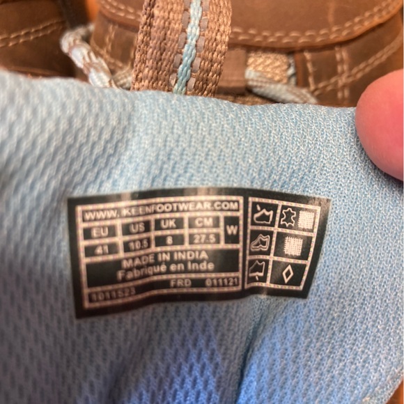 Keen 1011523 Women’s VOYAGEUR Hiking/Trail Shoes brown/lt. blue Sz 10.5 - Picture 5 of 5